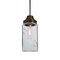 Besa Lighting Blink Cord Pendant, Clear, Bronze Finish, 1x60W Incandescent 1JT-BLINKCL-BR - alternate 1